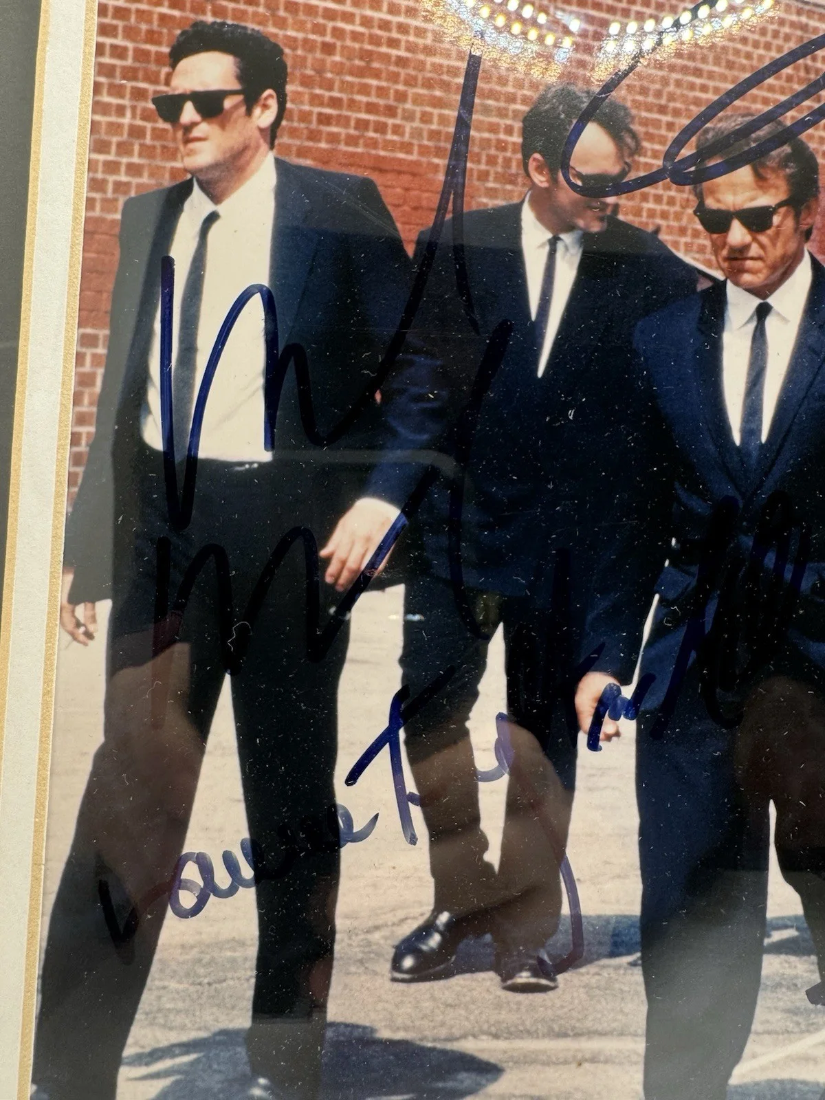 RESERVOIR DOGS Signed 8x10 Photo framed Autograph Cast Lawrence Tierney JSA LOA, изображение 2