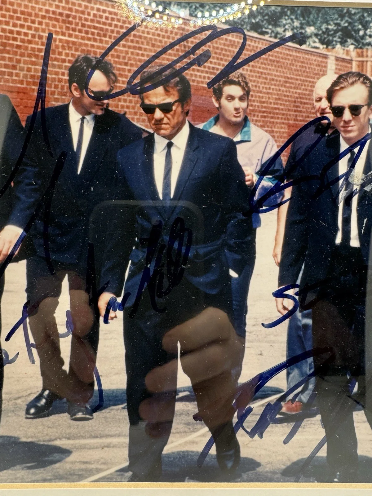 RESERVOIR DOGS Signed 8x10 Photo framed Autograph Cast Lawrence Tierney JSA LOA, изображение 3