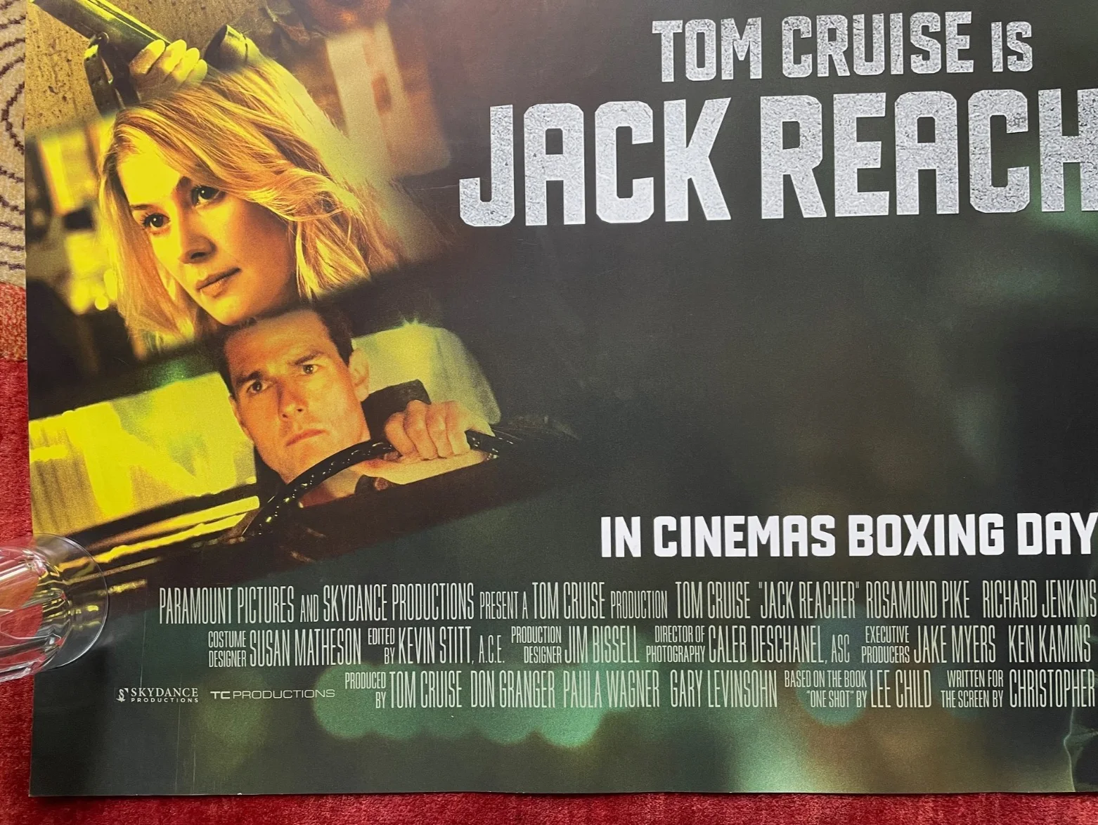 JACK REACHER (2012) Original UK Quad Movie Film Poster Tom Cruise Rosamund Pike, изображение 4