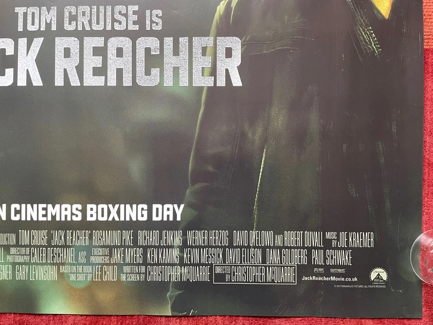JACK REACHER (2012) Original UK Quad Movie Film Poster Tom Cruise Rosamund Pike, изображение 5