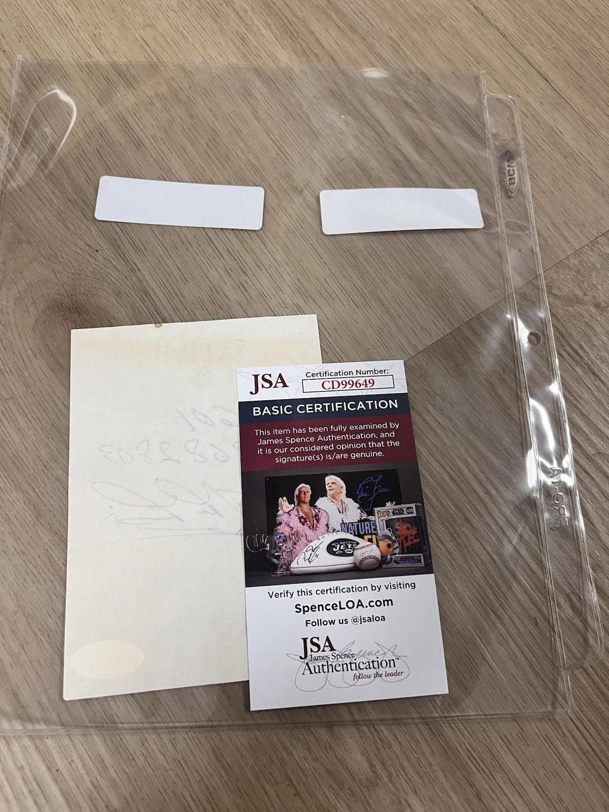 Jerry Lee Lewis Autographed Hotel Notepad And Scribbles- JSA COA, image 2