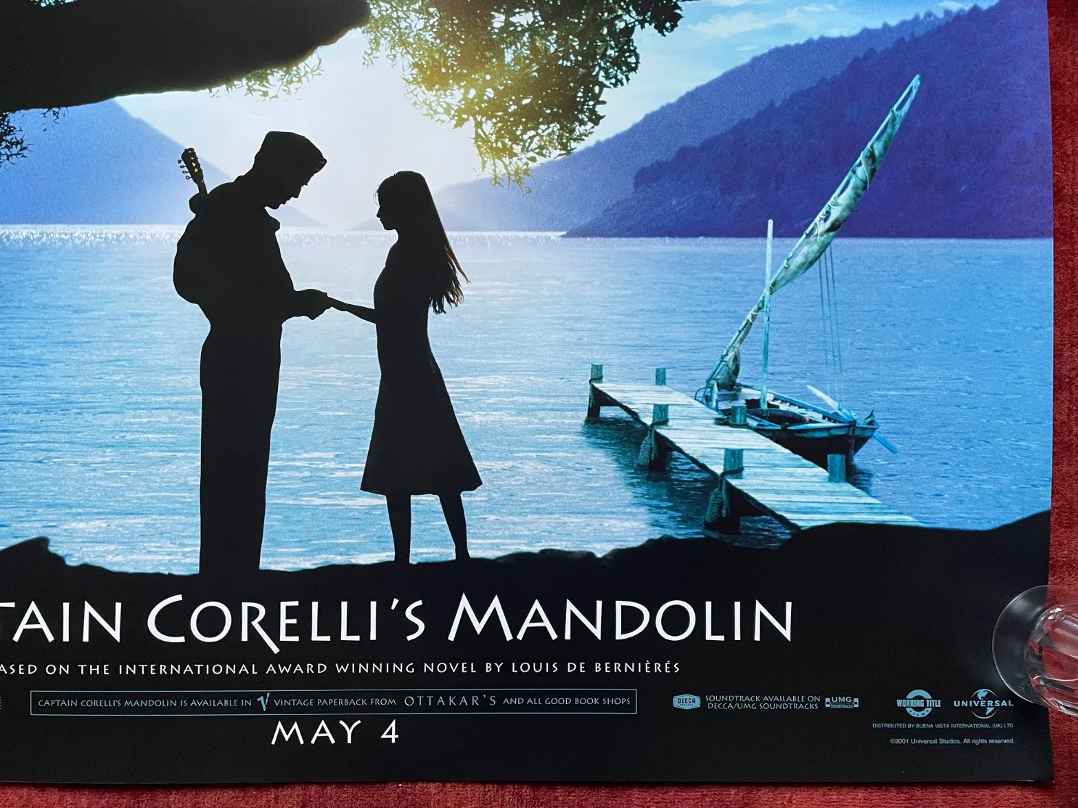 CAPTIN CORELLI'S MANDOLIN (2001) Original UK Quad Movie Poster Penélope Cruz, image 5