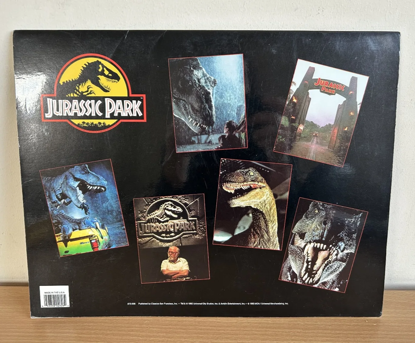 Vintage Jurassic Park Post Art Portfolio 11" x 14" Prints Giant Postcards 1993, изображение 2
