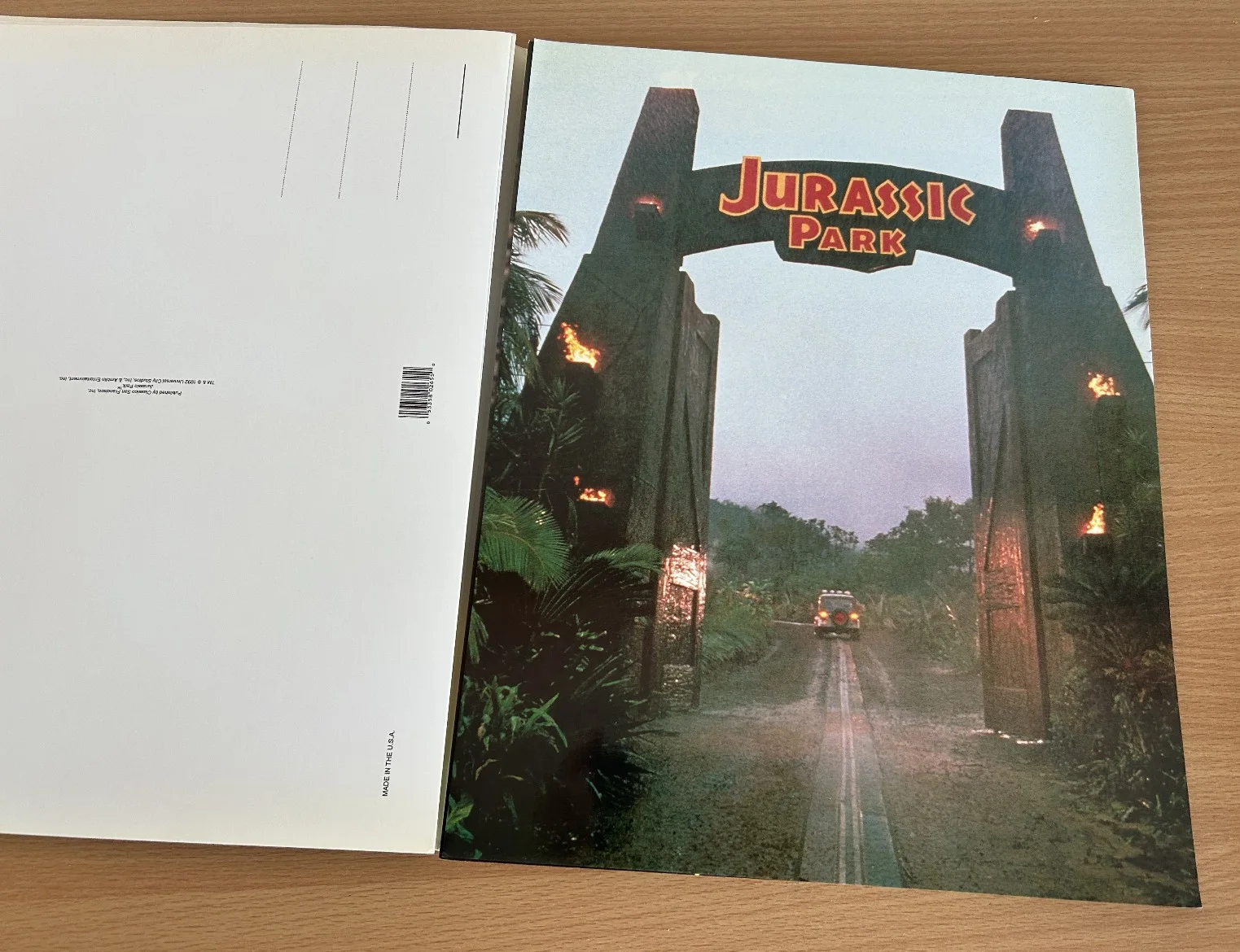 Vintage Jurassic Park Post Art Portfolio 11" x 14" Prints Giant Postcards 1993, изображение 5