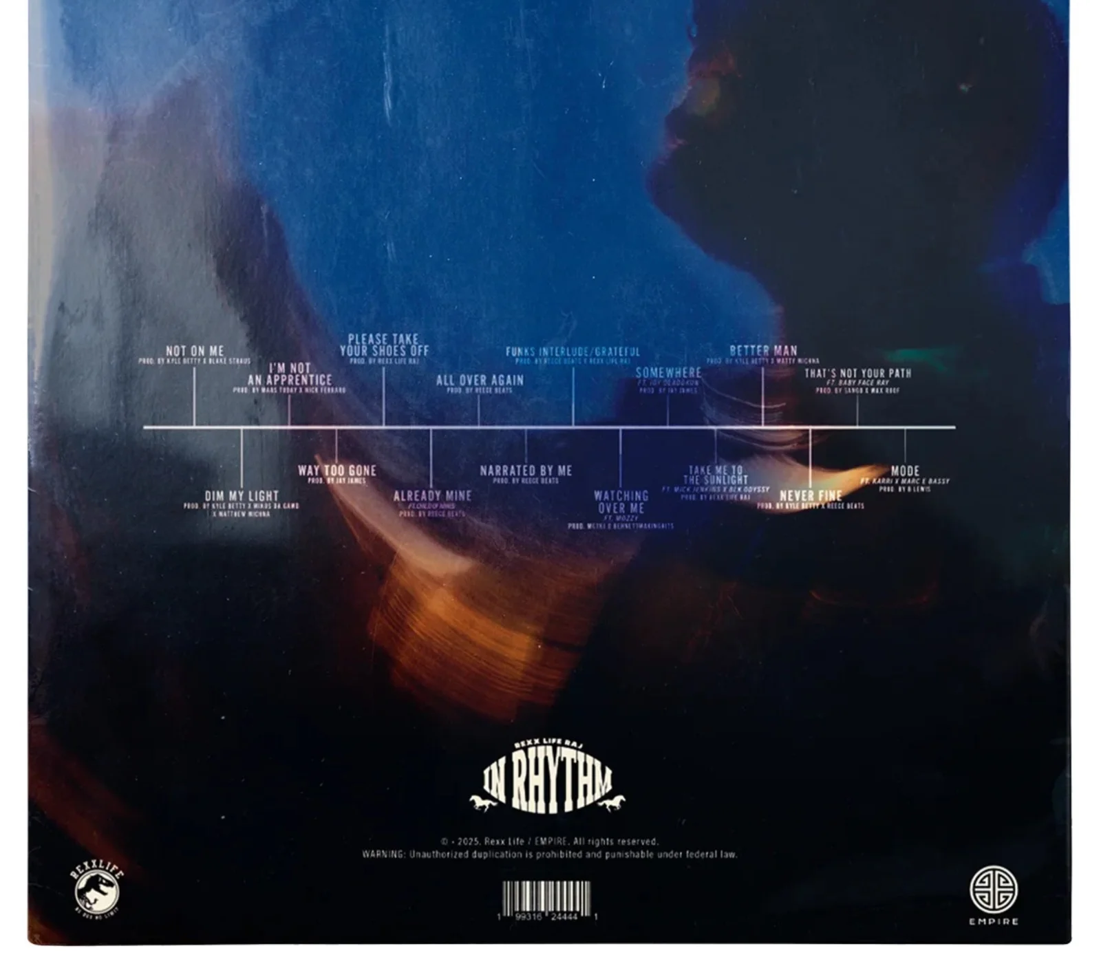 Rexx Life Raj Signed Autograph In Rhythm Vinyl Auto Larussell, изображение 3