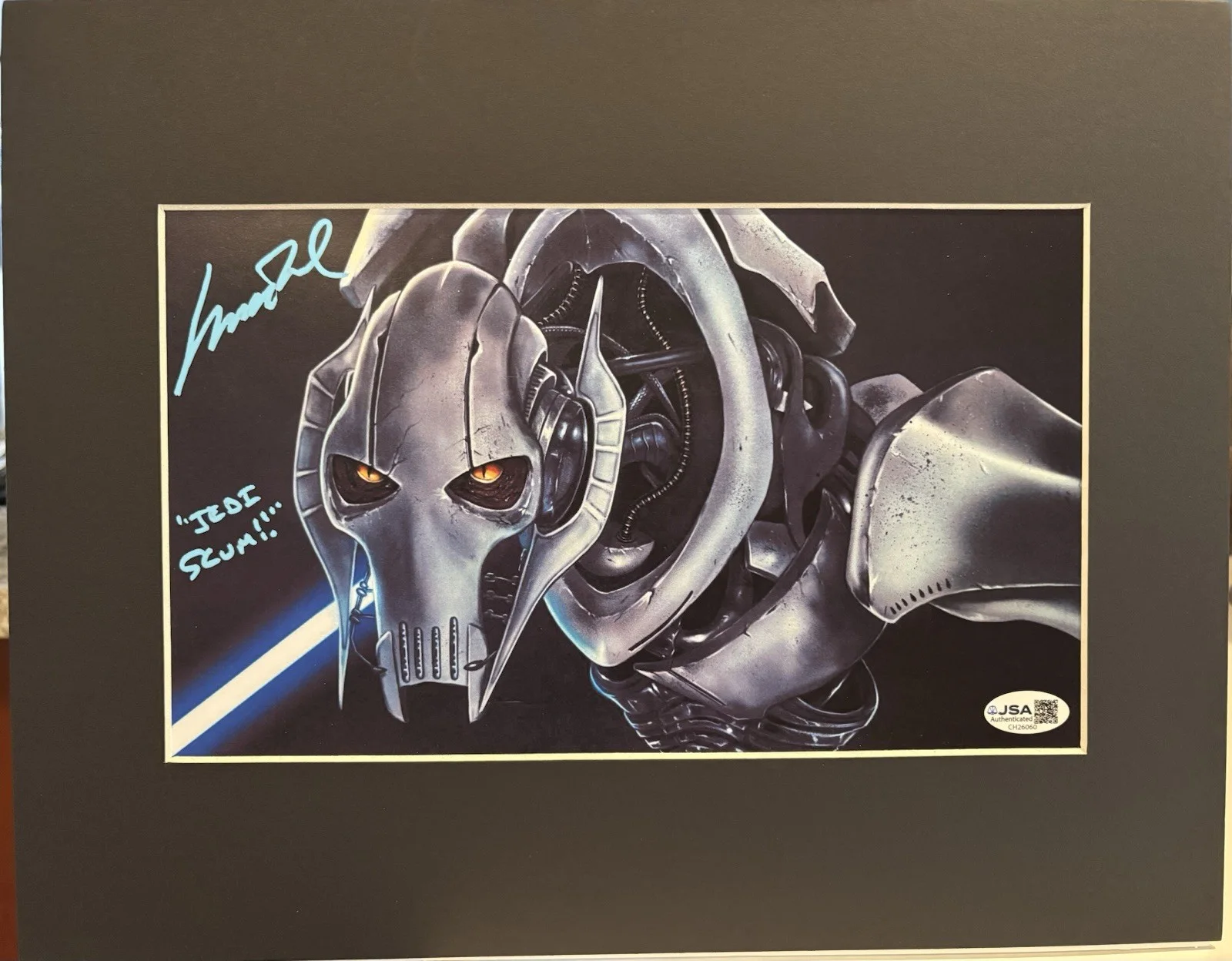 Matthew Wood — Star Wars Episode III Matthew Wood Autograph General Grevious Remarked JSA COA D
