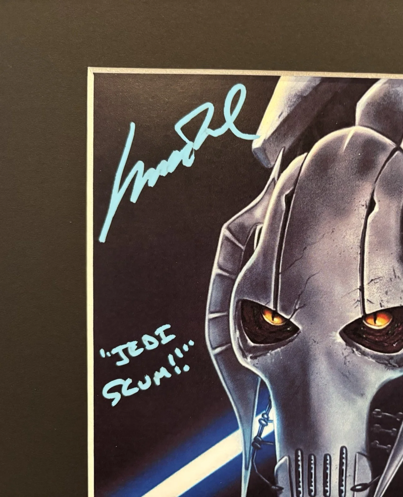 Matthew Wood — Star Wars Episode III Matthew Wood Autograph General Grevious Remarked JSA COA D, изображение 2