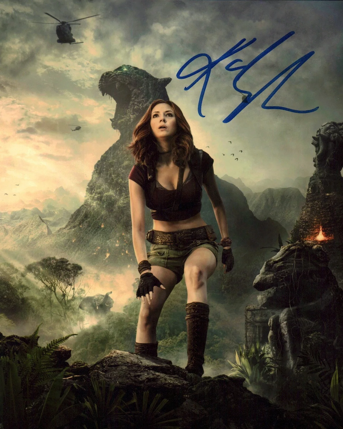 Karen Gillan — Karen Gillan Jumanji 8x10 Signed Photo JSA Certified Autograph