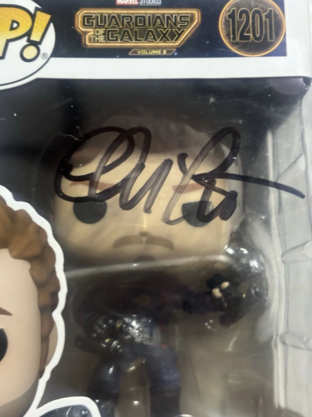 Chris Pratt Signed Star-Lord Funko Pop! Autographed w/ Video Proof, image 2