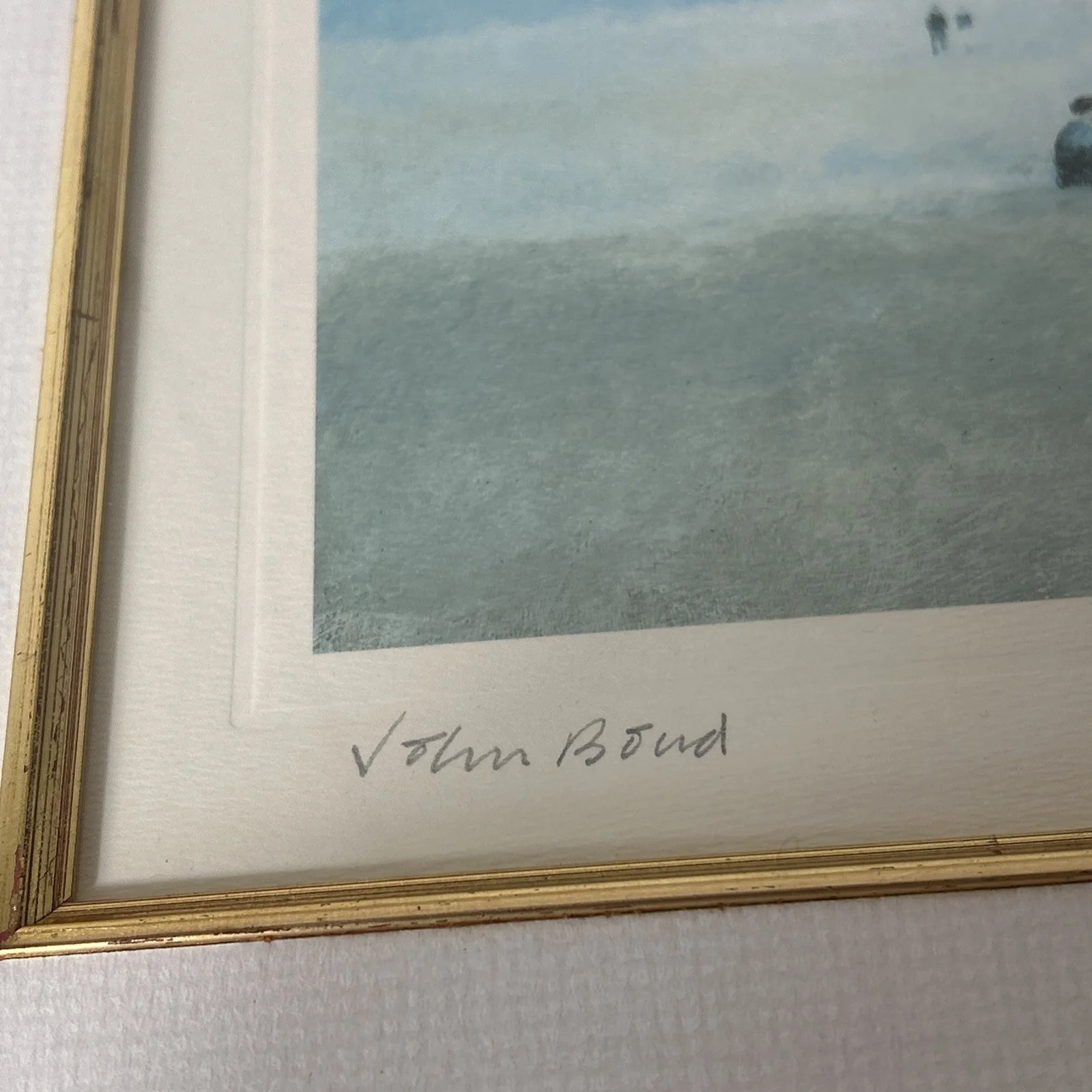 Signed Limited Edition John Bond Art Print | Day At The Seaside | 23" x 23" #232, image 3