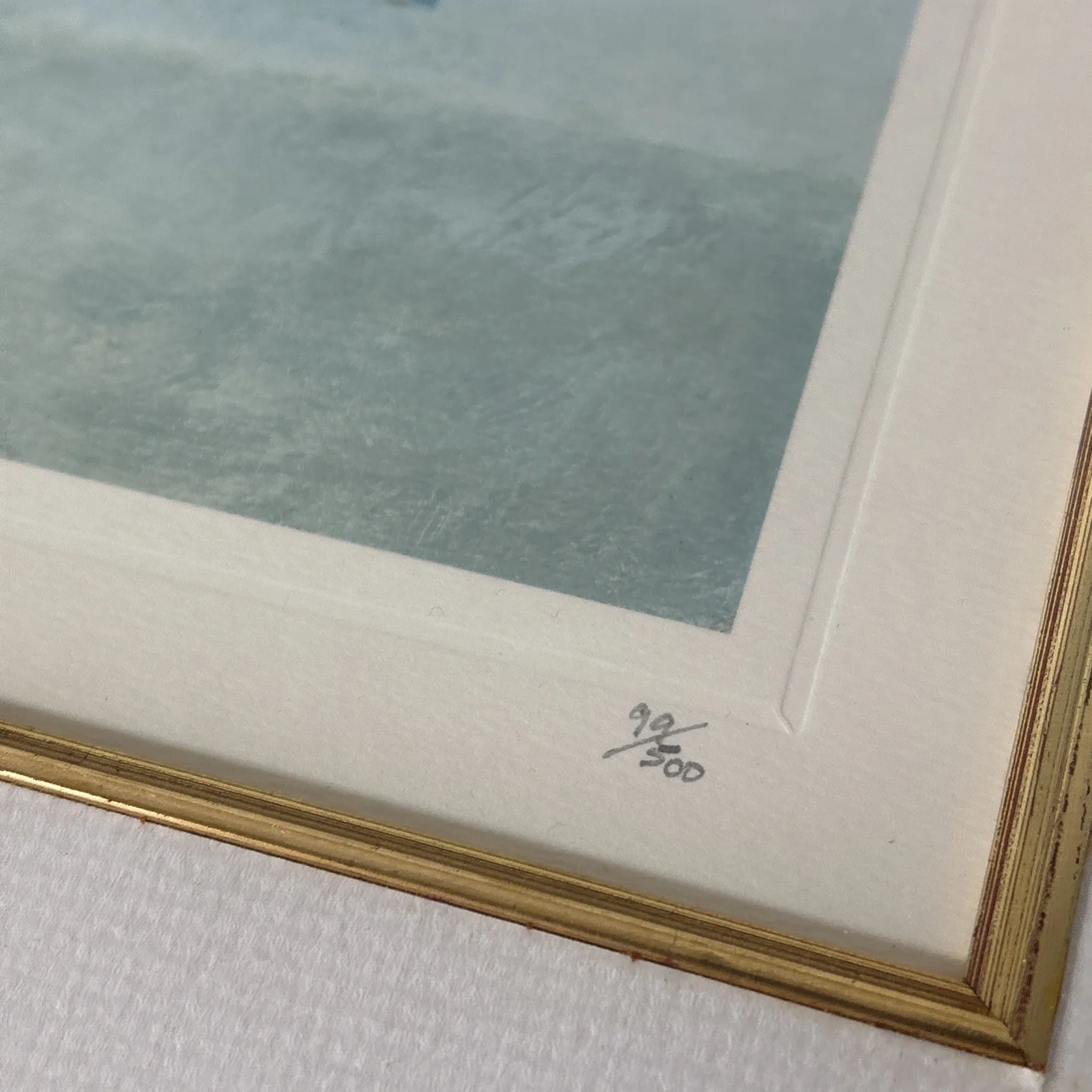 Signed Limited Edition John Bond Art Print | Day At The Seaside | 23" x 23" #232, image 4