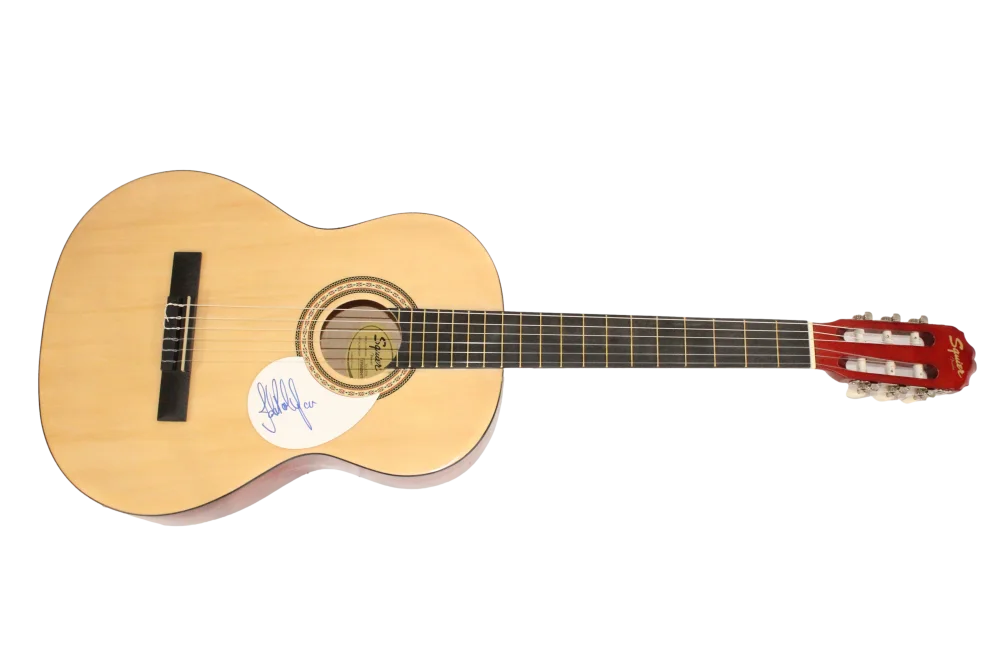 John Paul Jones — John Paul Jones Led Zeppelin Signed Autograph Fender Acoustic Guitar Beckett COA, изображение 2