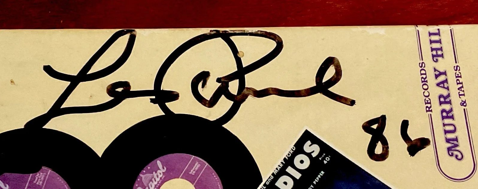 Les Paul - Autographed - All Time Greatest Hits Vinyl 3xLP Box - Signed in 1986, изображение 2