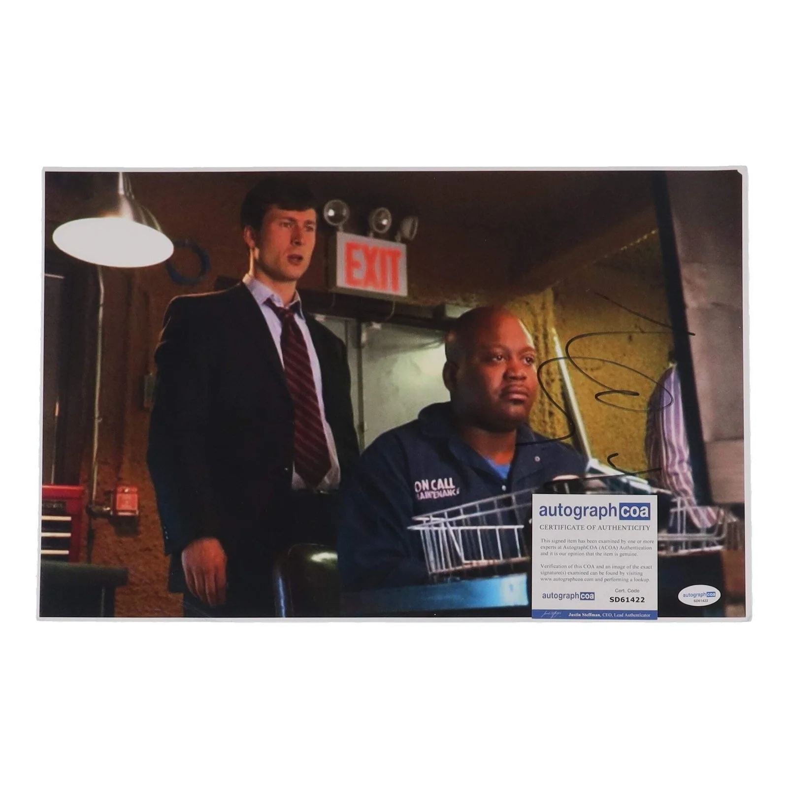 Tituss Burgess — Tituss Burgess Signed "Set It Up" 11x17 Photo (ACOA) - Creepy Tim, изображение 2