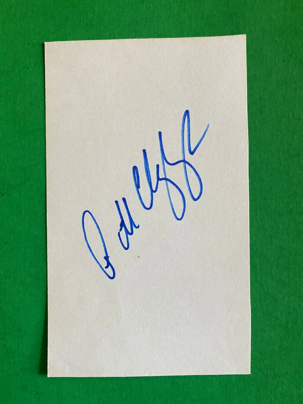 Jill Clayburgh (1944-2010) Signed 3x5 Index Card An Unmarried Woman, изображение 2