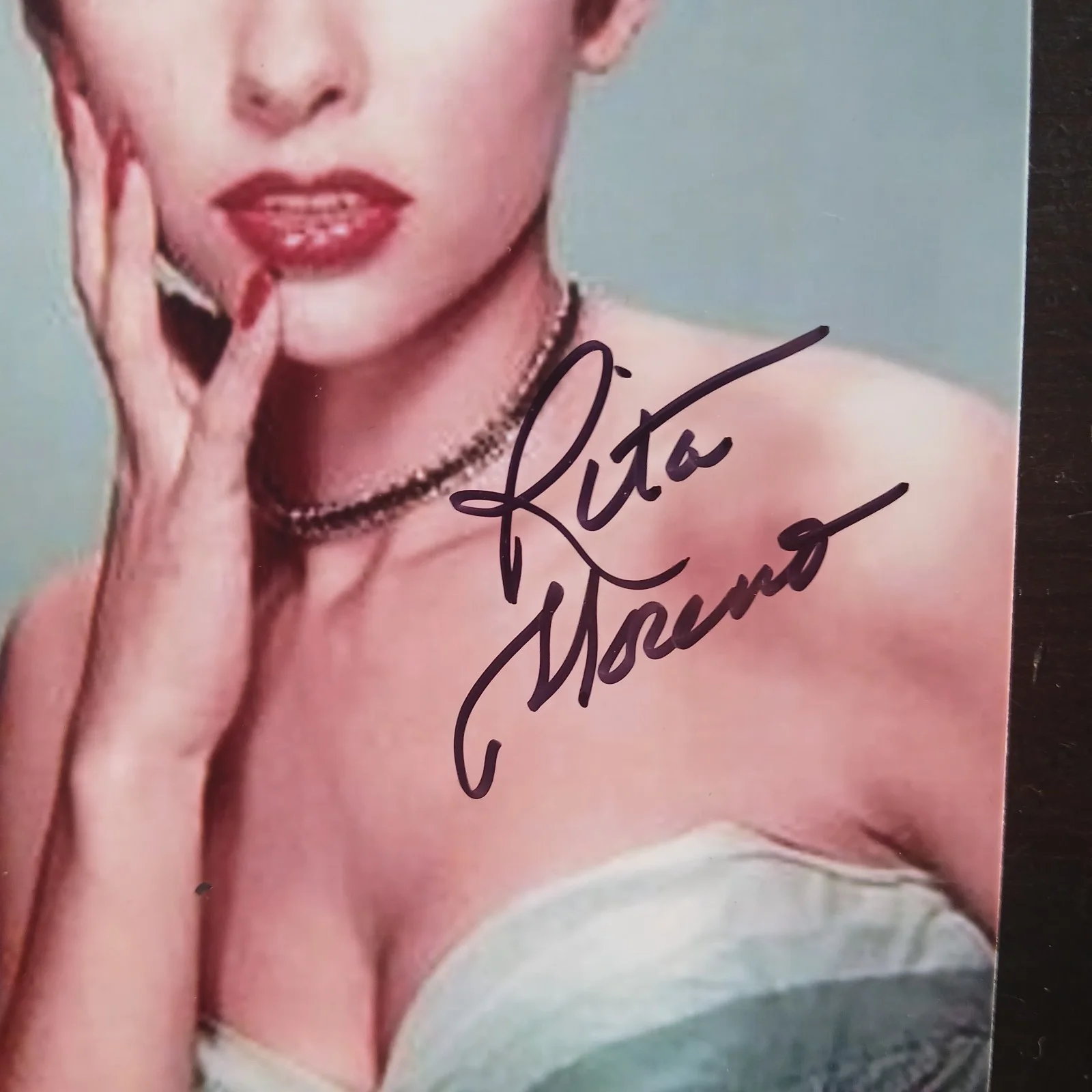 Rita Moreno — Rita Moreno SIGNED 4x6 Photo West Side Story Actress, изображение 2