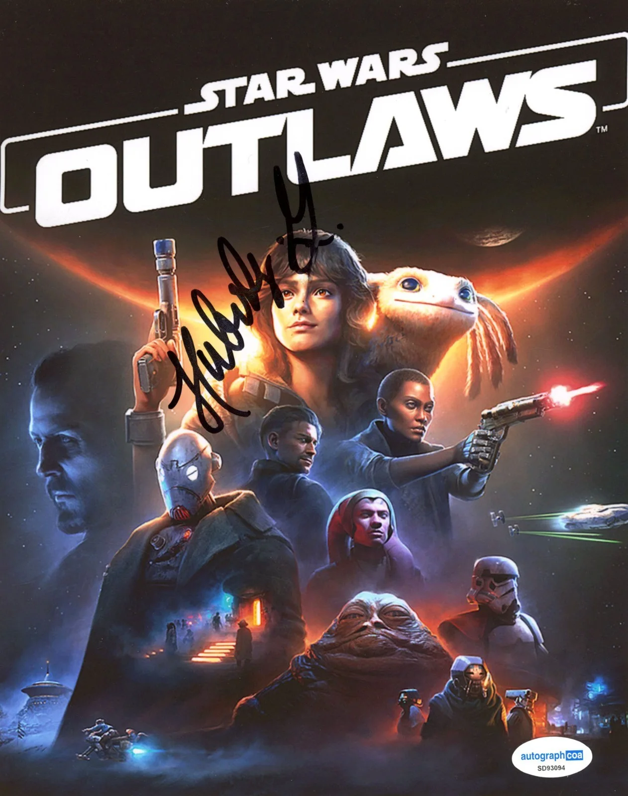 HUMBERLY GONZALEZ — Humberly Gonzalez signed "STAR WARS OUTLAWS" 8x10 Photo d Kay Vess ACOA COA, image 3