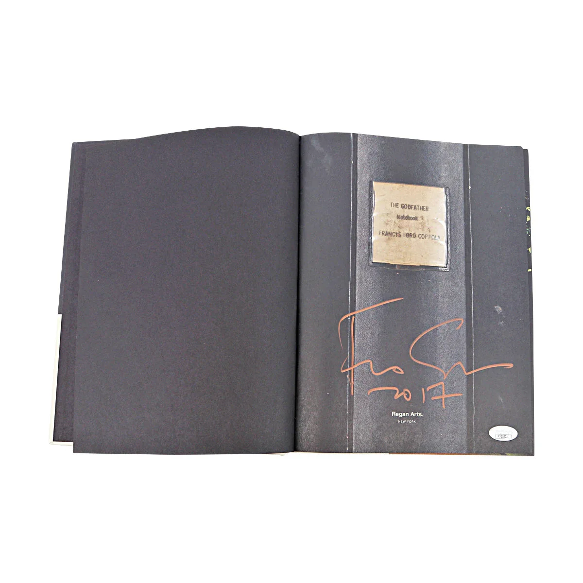 Francis Ford Coppola Autographed Signed The Godfather Notebook Book (JSA COA), image 2