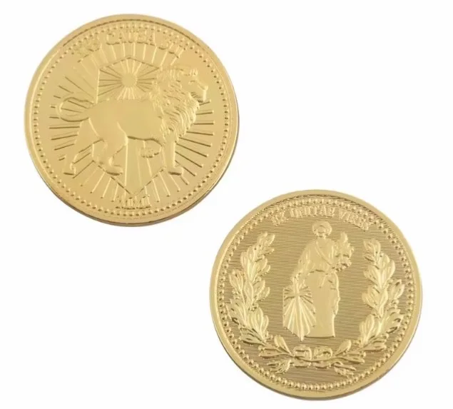 John Wick Movie Gold Plated Hotel Coin New in plastic case, image 5