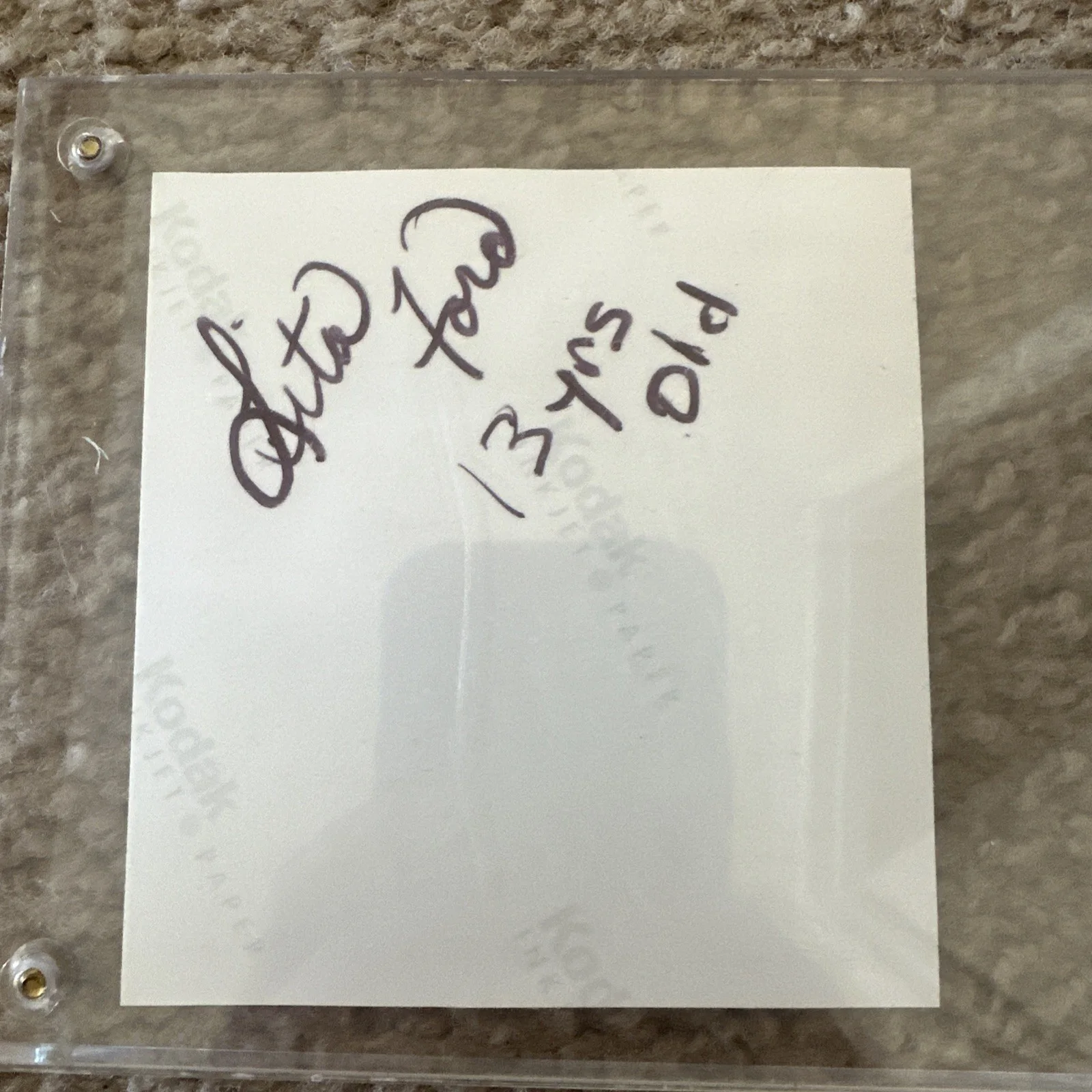 Lita Ford The Runaways Signed Vintage Photo 13 Years Old, изображение 2