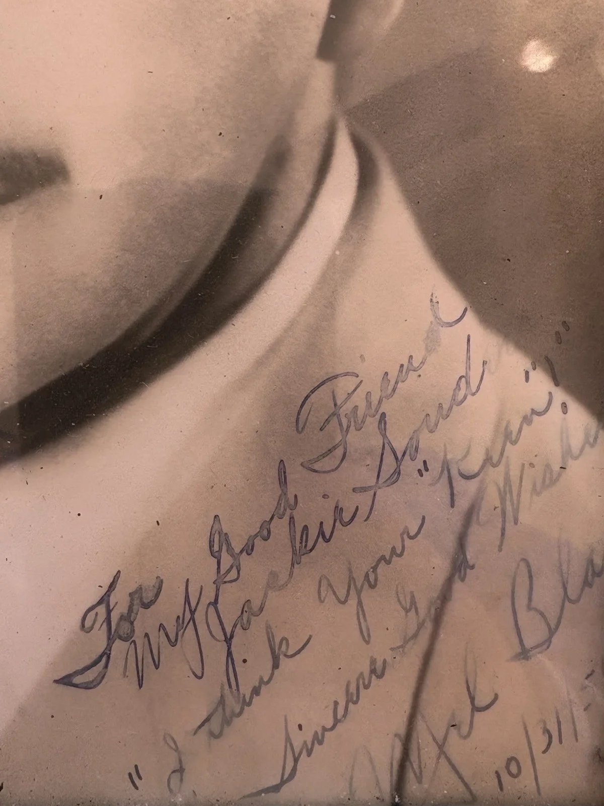 Mel Blanc Signed 8x10 Photo - Personalized - Signed In 1951!, image 3