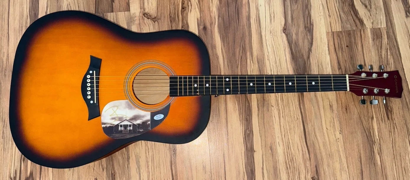 PSA/DNA Son Of A Sinner Jelly Roll Autographed 41" Sunburst Acoustic Guitar, image 2
