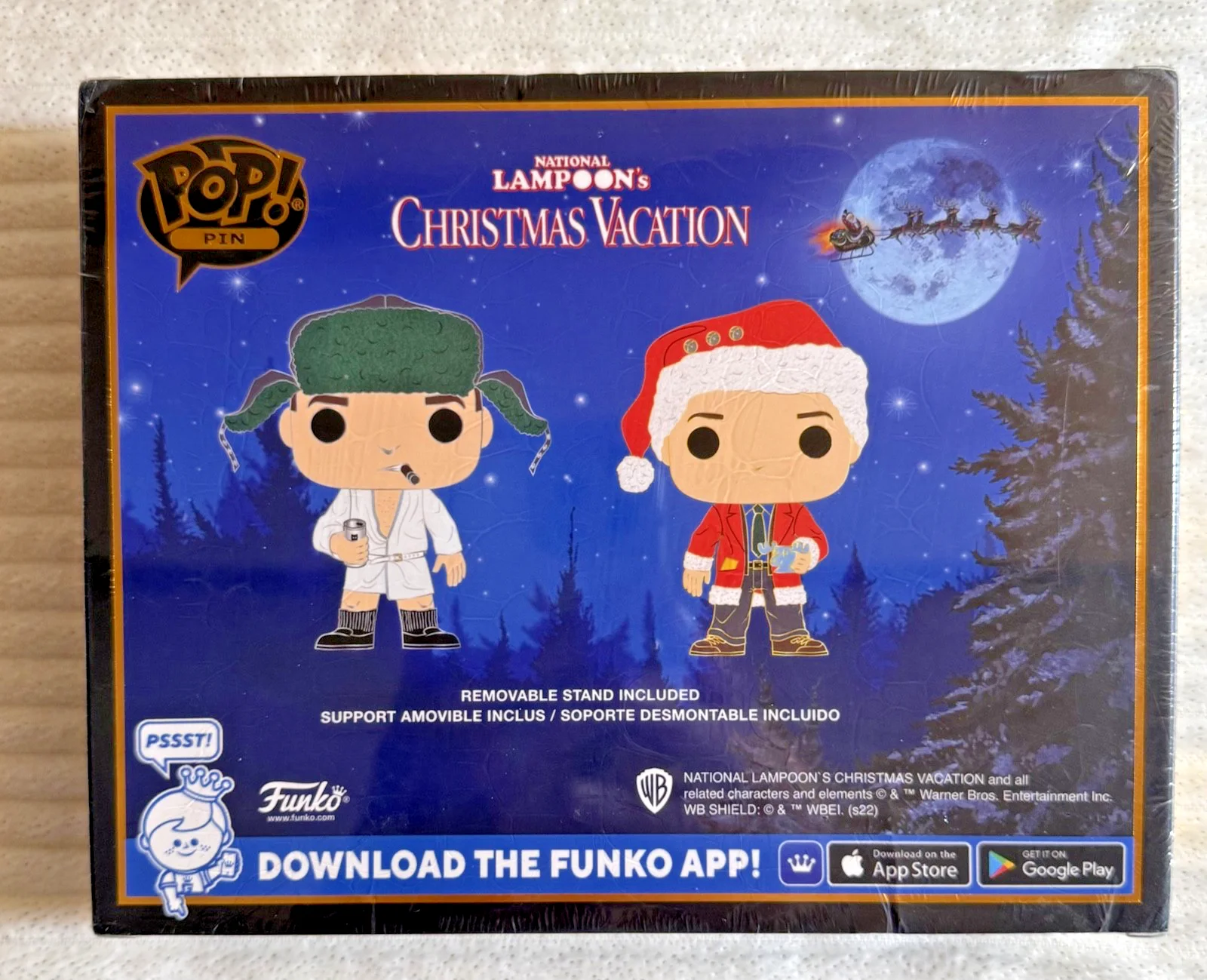 Chevy Chase & Randy Quaid Funko Pop Pin SIGNED AUTOGRAPH In Person Dallas Expo, изображение 2