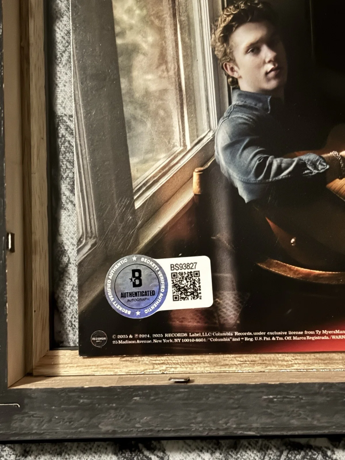 Ty Myers Signed CD Frame Beckett Authenticated Autographed Country Music, изображение 3