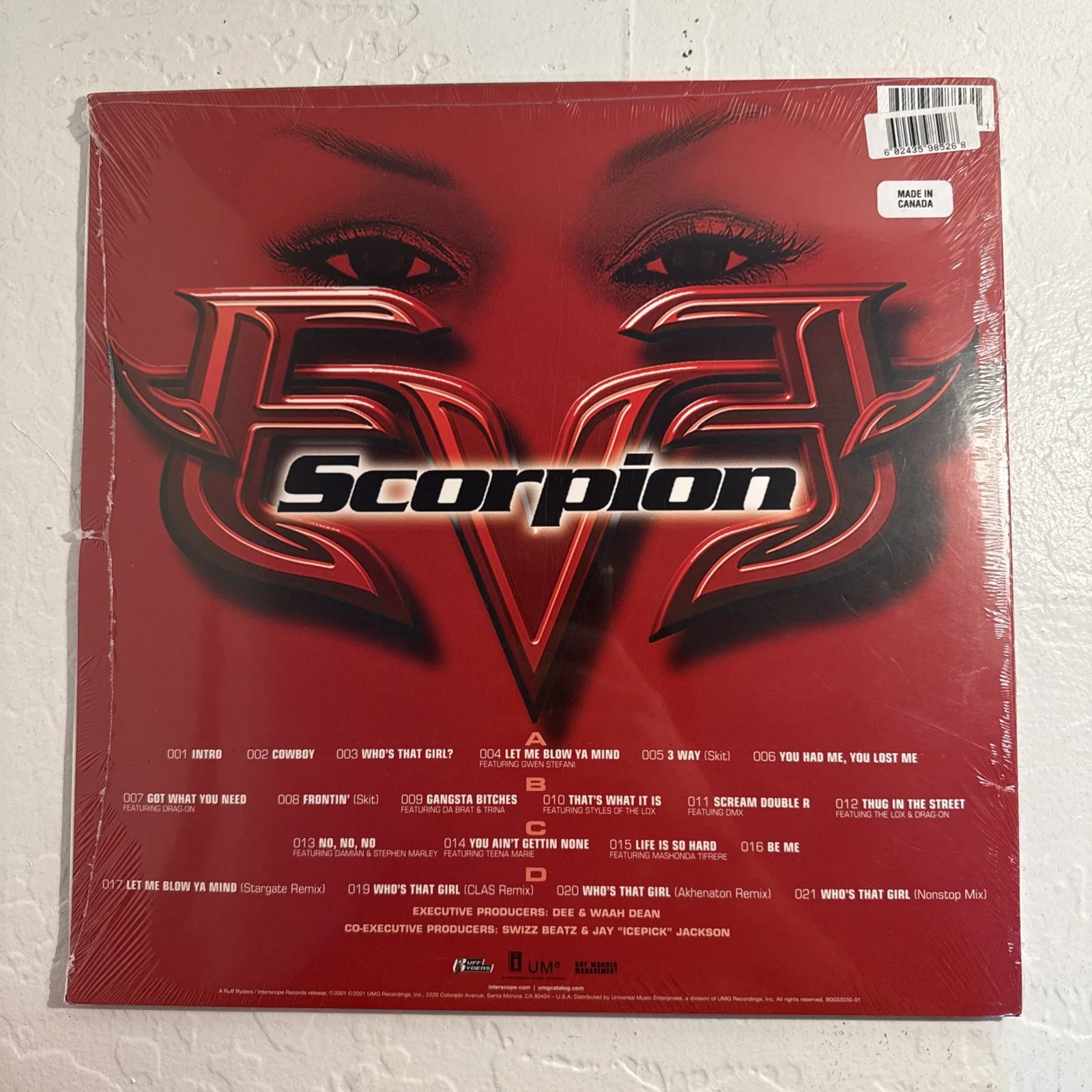 Eve – Scorpion Deluxe LP | Sealed Red & Black Vinyl | Signed Under Shrink, изображение 2