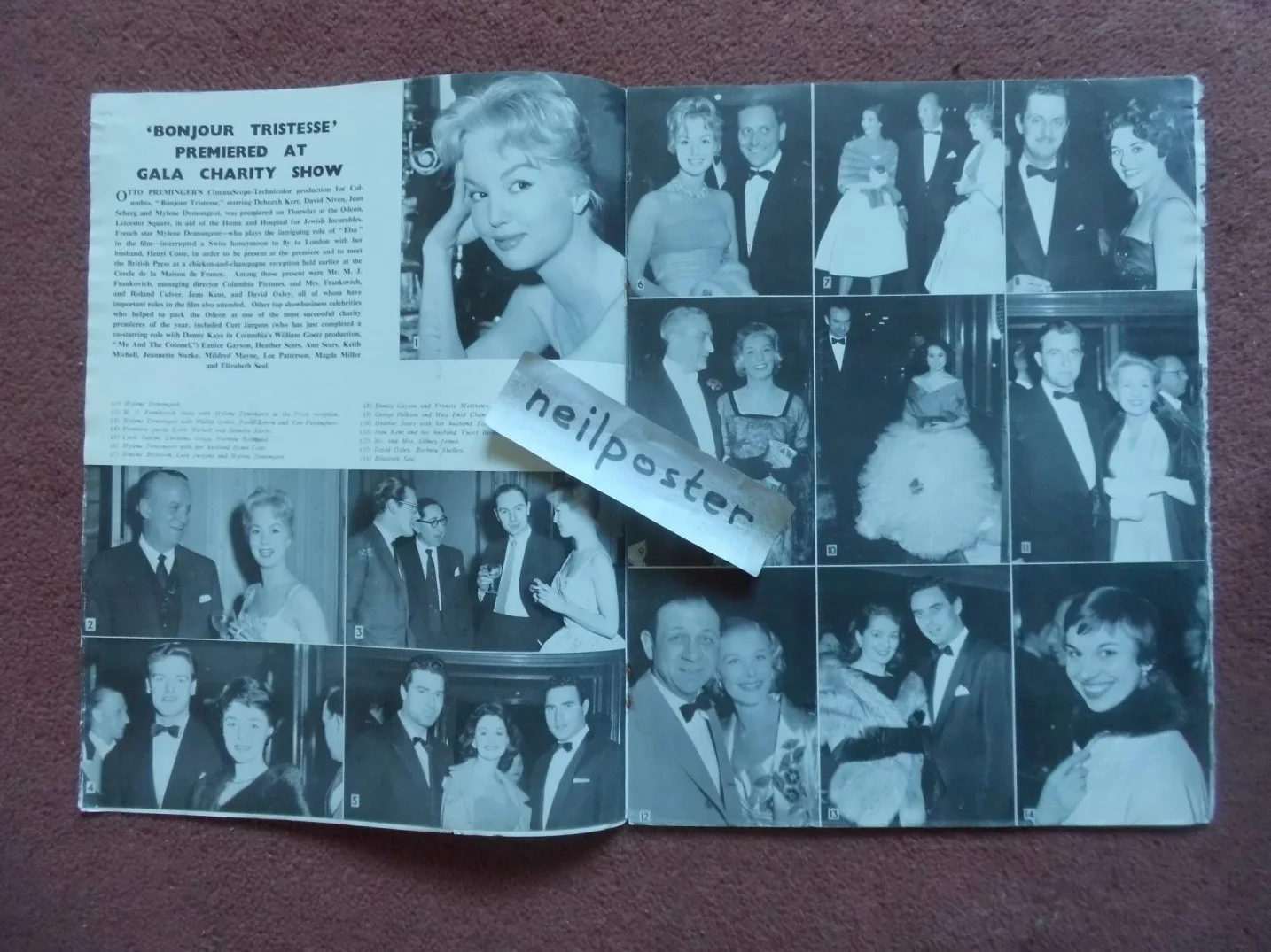 HAMMER FILM in 1958 UK trade mag DAILY CINEMA, BARBARA SHELLEY, JAMES CARRERAS, изображение 3