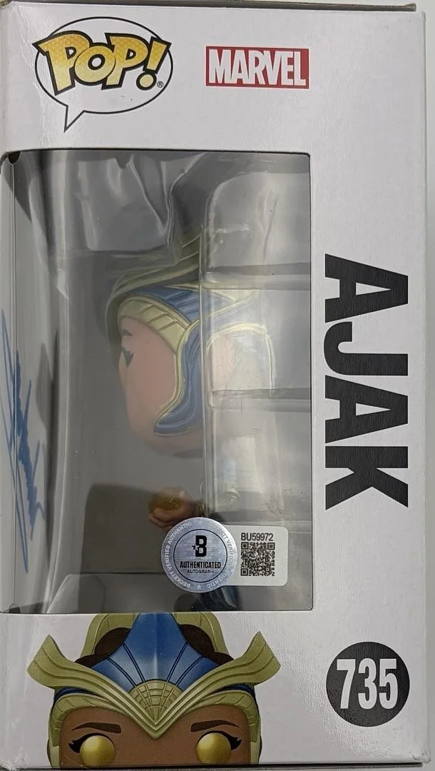 Selma Hayek signed Funko #735 "Eternals" - Beckett COA, изображение 3