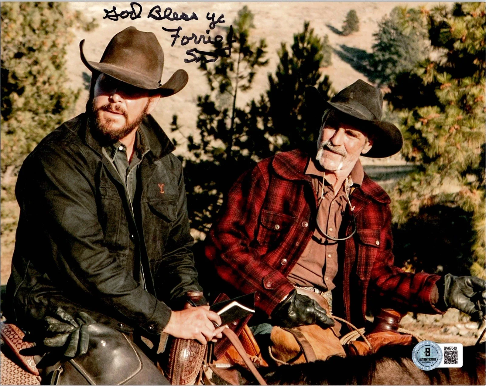 Forrie J Smith — FORRIE J. SMITH SIGNED AUTOGRAPH 8X10 PHOTO LLOYD YELLOWSTONE BECKETT BAS COA