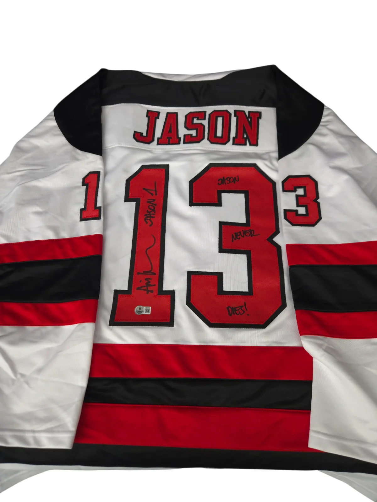 Ari Lehmen — ARI LEHMAN SIGNED JASON VOORHEES FRIDAY THE 13TH JERSEY JSA COA Beckett