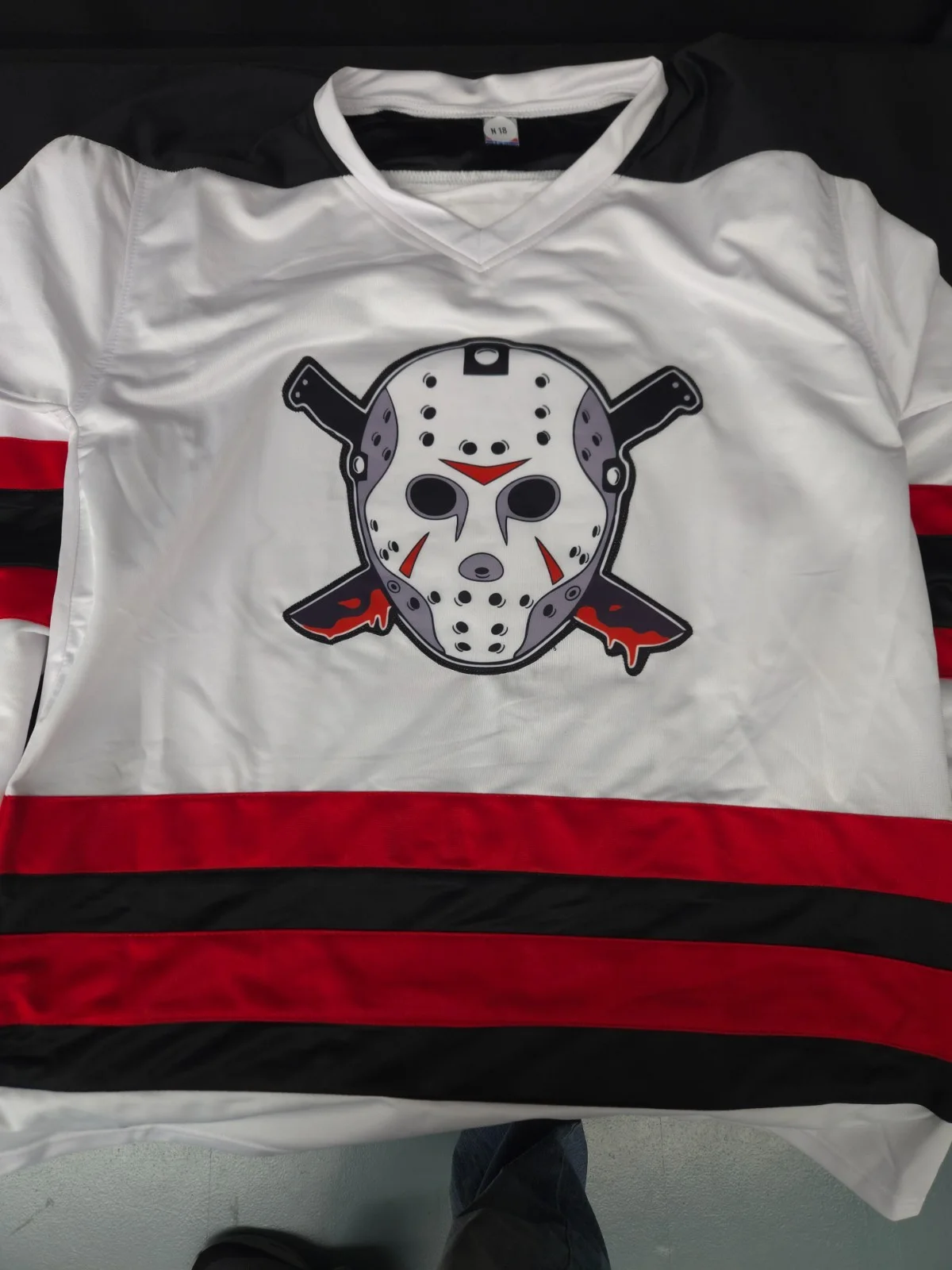 Ari Lehmen — ARI LEHMAN SIGNED JASON VOORHEES FRIDAY THE 13TH JERSEY JSA COA Beckett, изображение 2