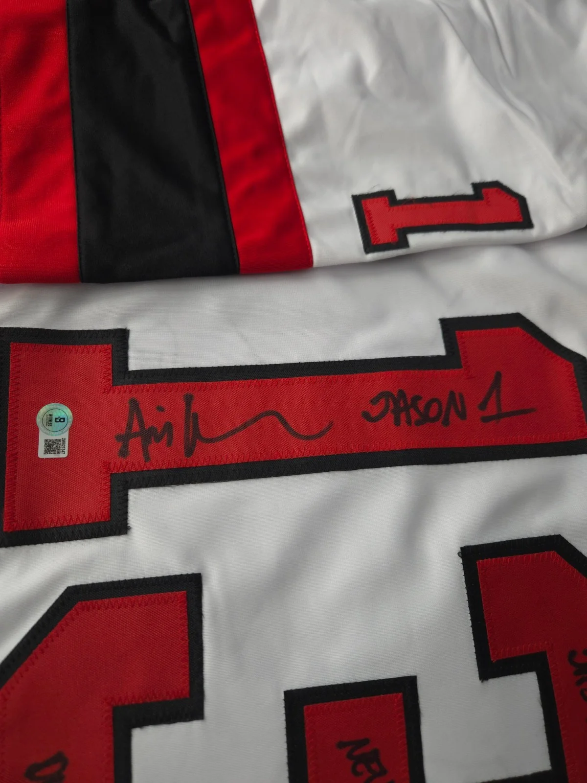 Ari Lehmen — ARI LEHMAN SIGNED JASON VOORHEES FRIDAY THE 13TH JERSEY JSA COA Beckett, изображение 3