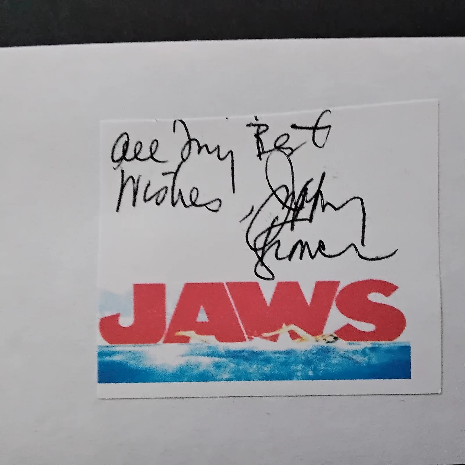 Jeffrey Kramer SIGNED Card Photo Movie TV Actor Jaws Halloween Ally McBeal Clue, изображение 4