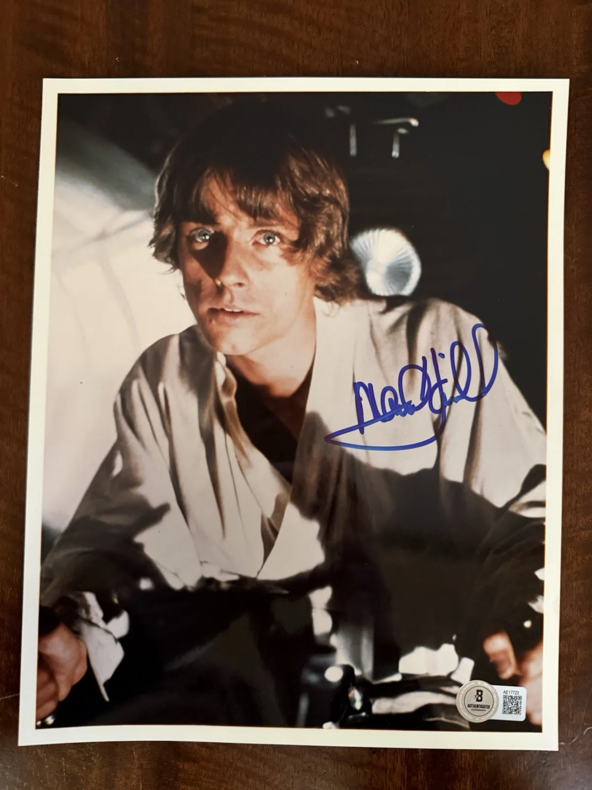 Mark Hamill — MARK HAMILL HAND SIGNED STAR WARS AUTOGRAPH 8x10 COLOR RARE BECKETT LOA LUKE, изображение 5