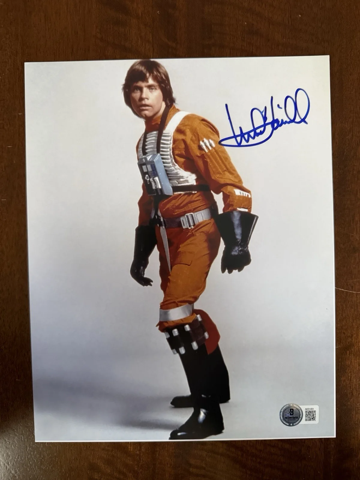 Mark Hamill — MARK HAMILL HAND SIGNED STAR WARS AUTOGRAPH 8x10 RARE BECKETT FULL LOA LUKE, image 3