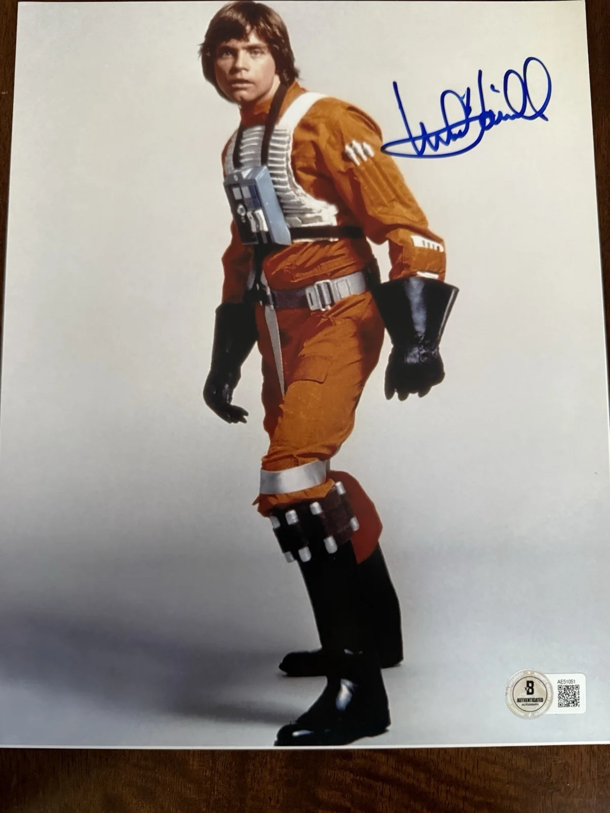 Mark Hamill — MARK HAMILL HAND SIGNED STAR WARS AUTOGRAPH 8x10 RARE BECKETT FULL LOA LUKE, image 5