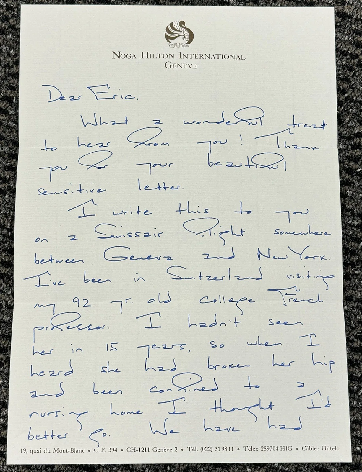 Fred Rogers — Fred Rogers Lengthy Signed Autograph Two Page Handwritten Letter PSA/DNA