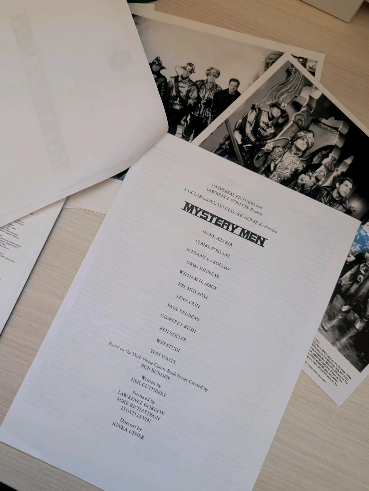 Mystery Men Movie Premiere Press Pack inc Lobbycards, image 3