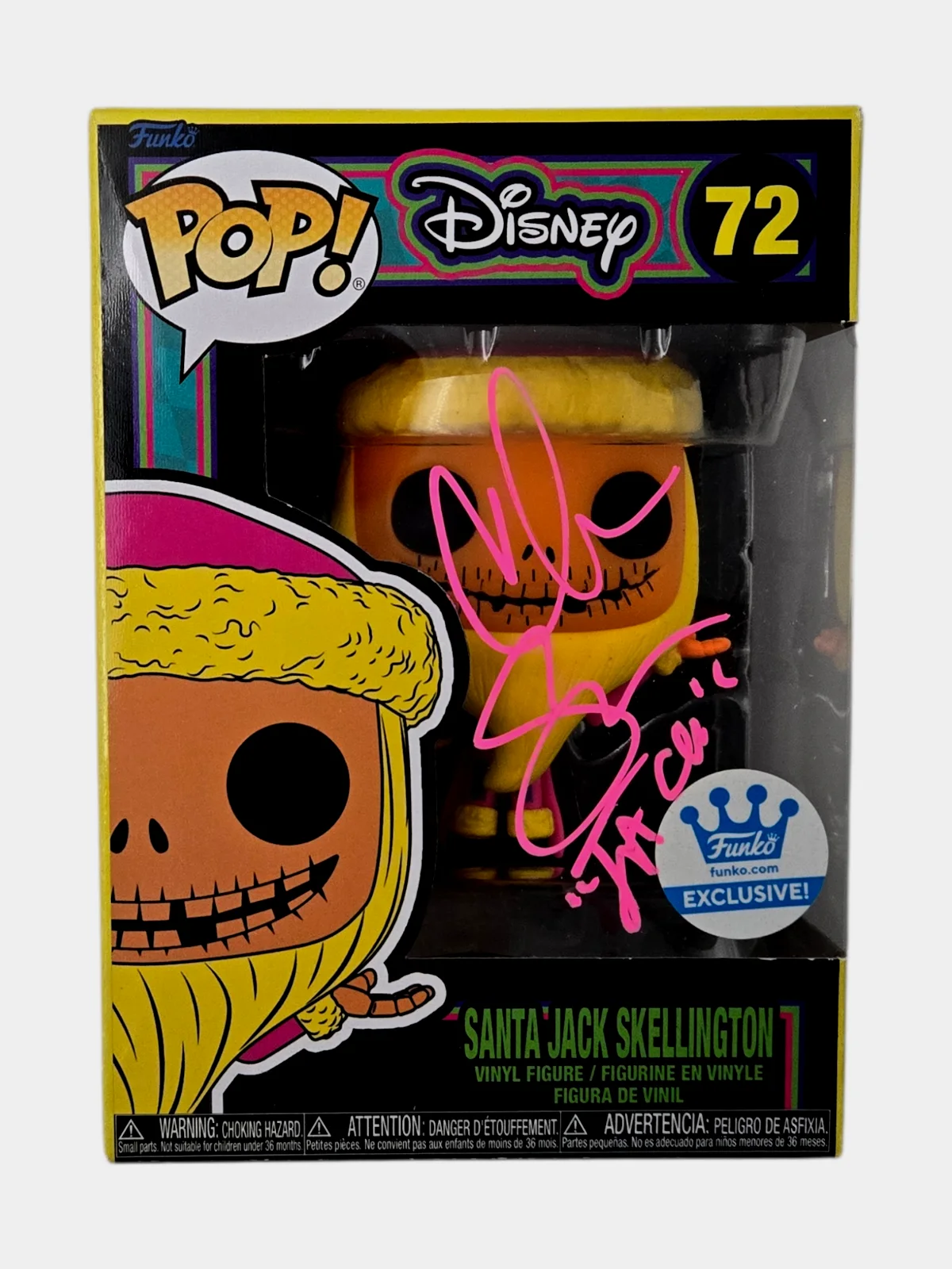 Chris Sarandon — Chris Sarandon Signed Funko Pop Jack NBC Christmas Santa Disney 72 JSA COA 77, image 3
