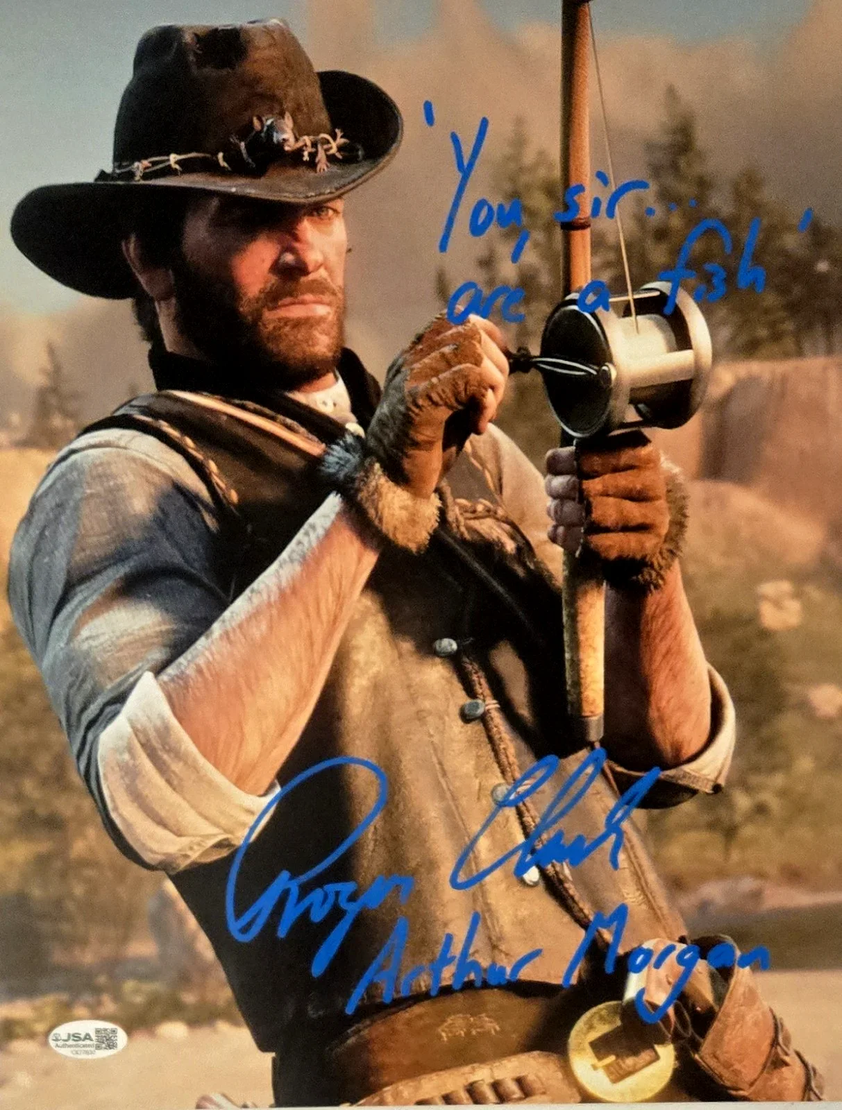 Roger Clark — Roger Clark Signed Photo Red Dead Redemption Arthur Morgan Autograph JSA COA 830