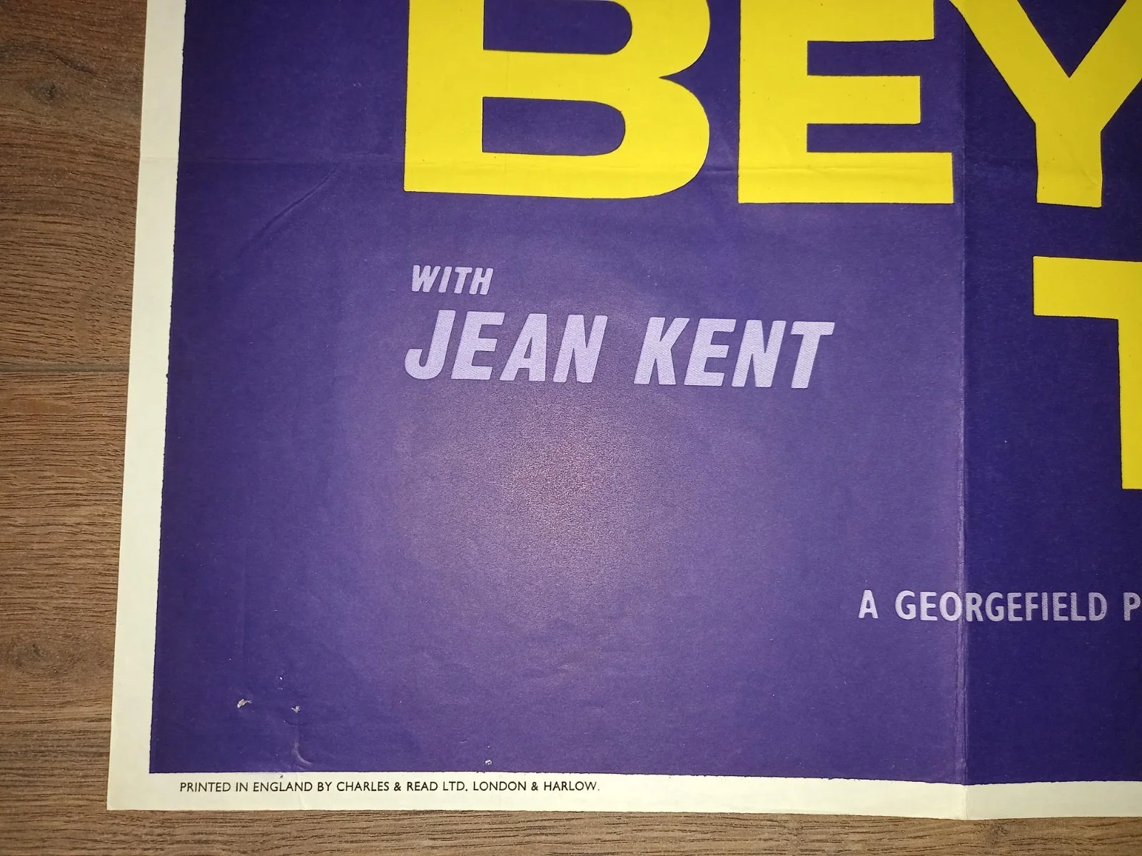 BEYOND THIS PLACE 1959 BRITISH QUAD POSTER VAN JOHNSON VERA MILES BERNARD LEE, изображение 2