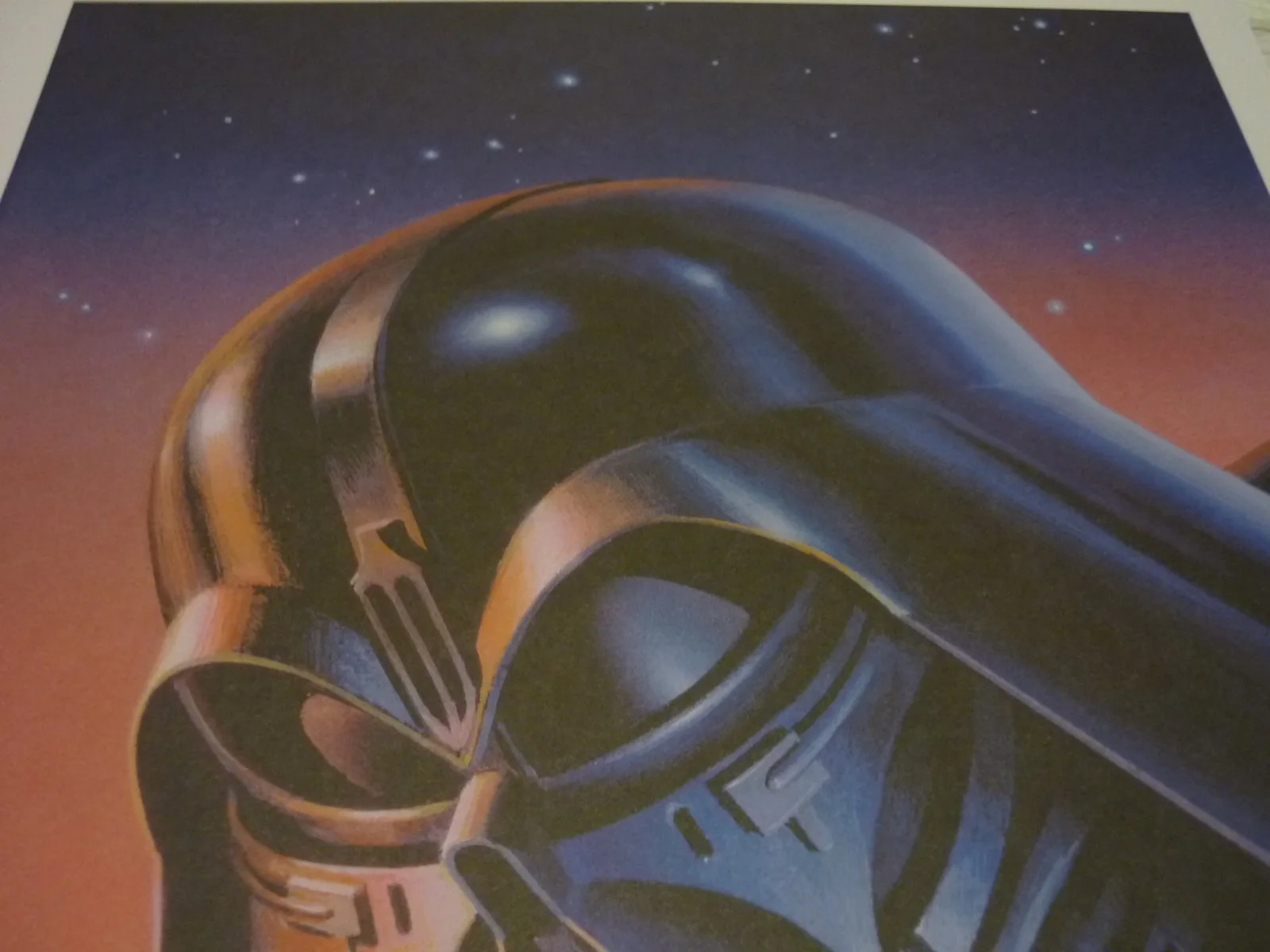star wars framed a3 final painted artwork novel cover new hope artwork book cove, image 4