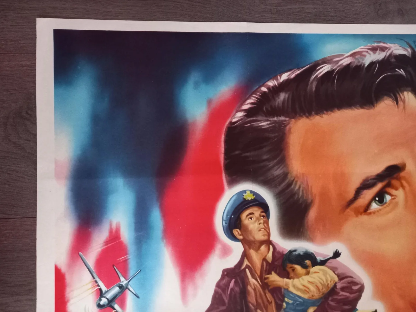 BATTLE HYMN 1957 BRITISH QUAD POSTER ROCK HUDSON MARTHA HYER DAN DURYEA, изображение 3