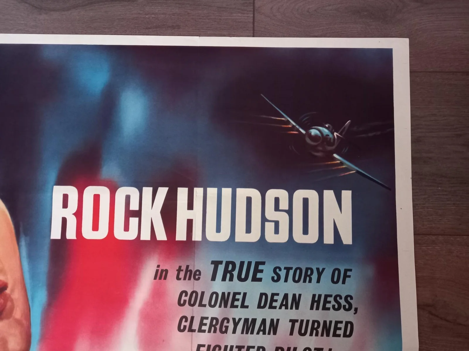BATTLE HYMN 1957 BRITISH QUAD POSTER ROCK HUDSON MARTHA HYER DAN DURYEA, изображение 4