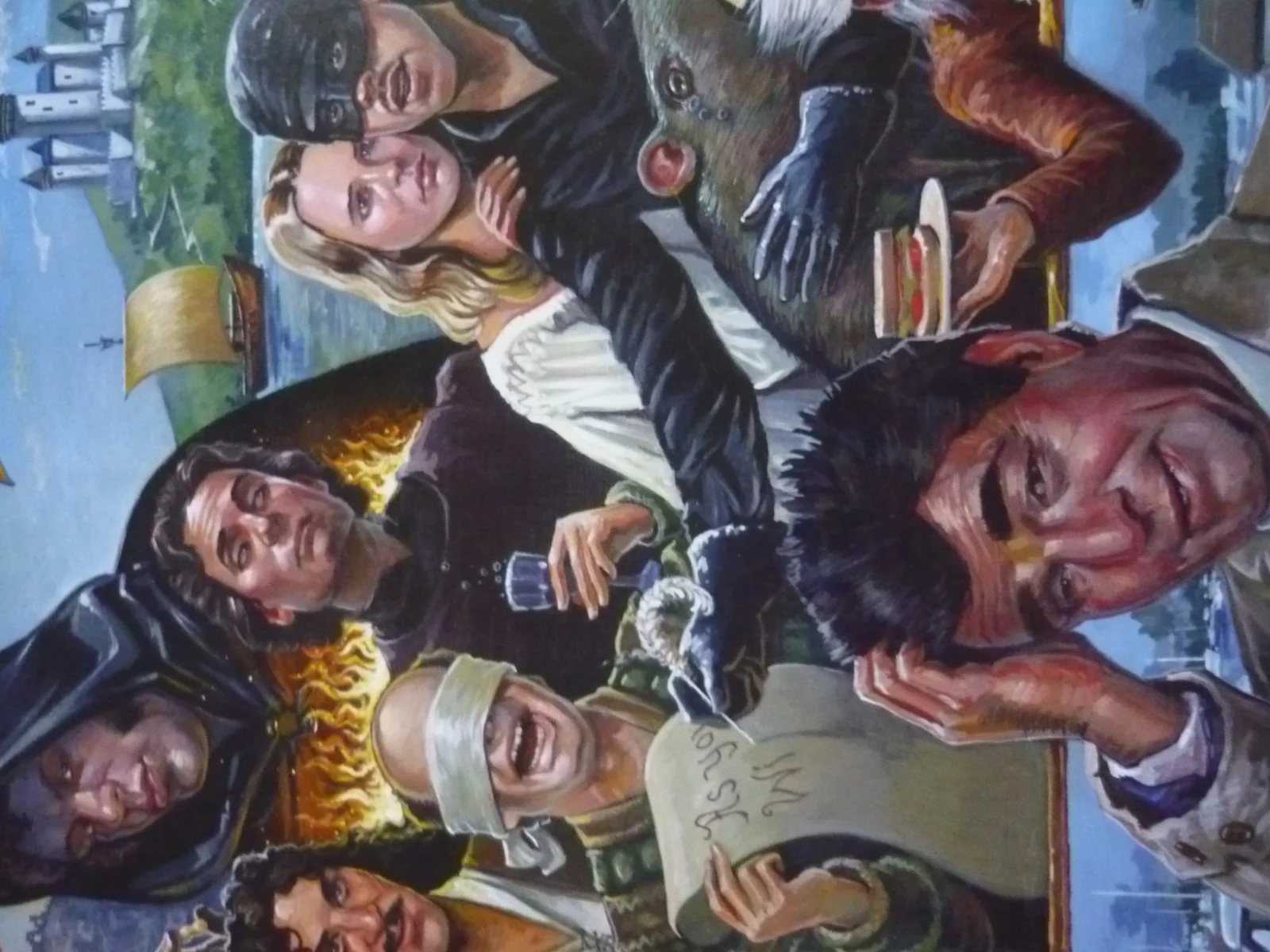Framed mounted a4 inchs Poster Film Columbo with princess bride full cast, image 2