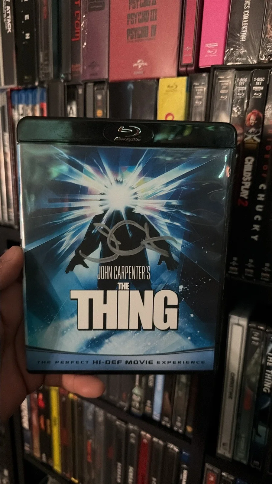 John Carpenter Signed The thing . Blu-ray, image 3