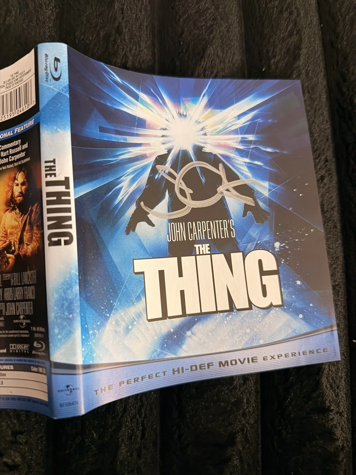 John Carpenter Signed The thing . Blu-ray, image 4